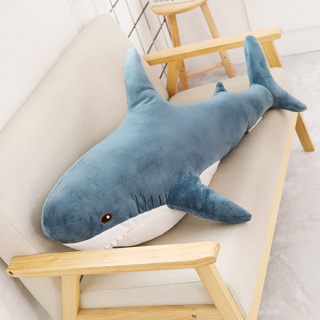 🔥พร้อมส่ง🔥ตุ๊กตาฉลาม Shark doll ขนาด50-100cm🦈