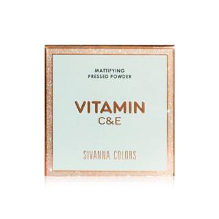 HF1006 SIVANNA VITAMIN C&amp;E MATTIFYING PRESSED POWDER