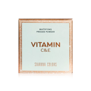 HF1006 SIVANNA VITAMIN C&amp;E MATTIFYING PRESSED POWDER