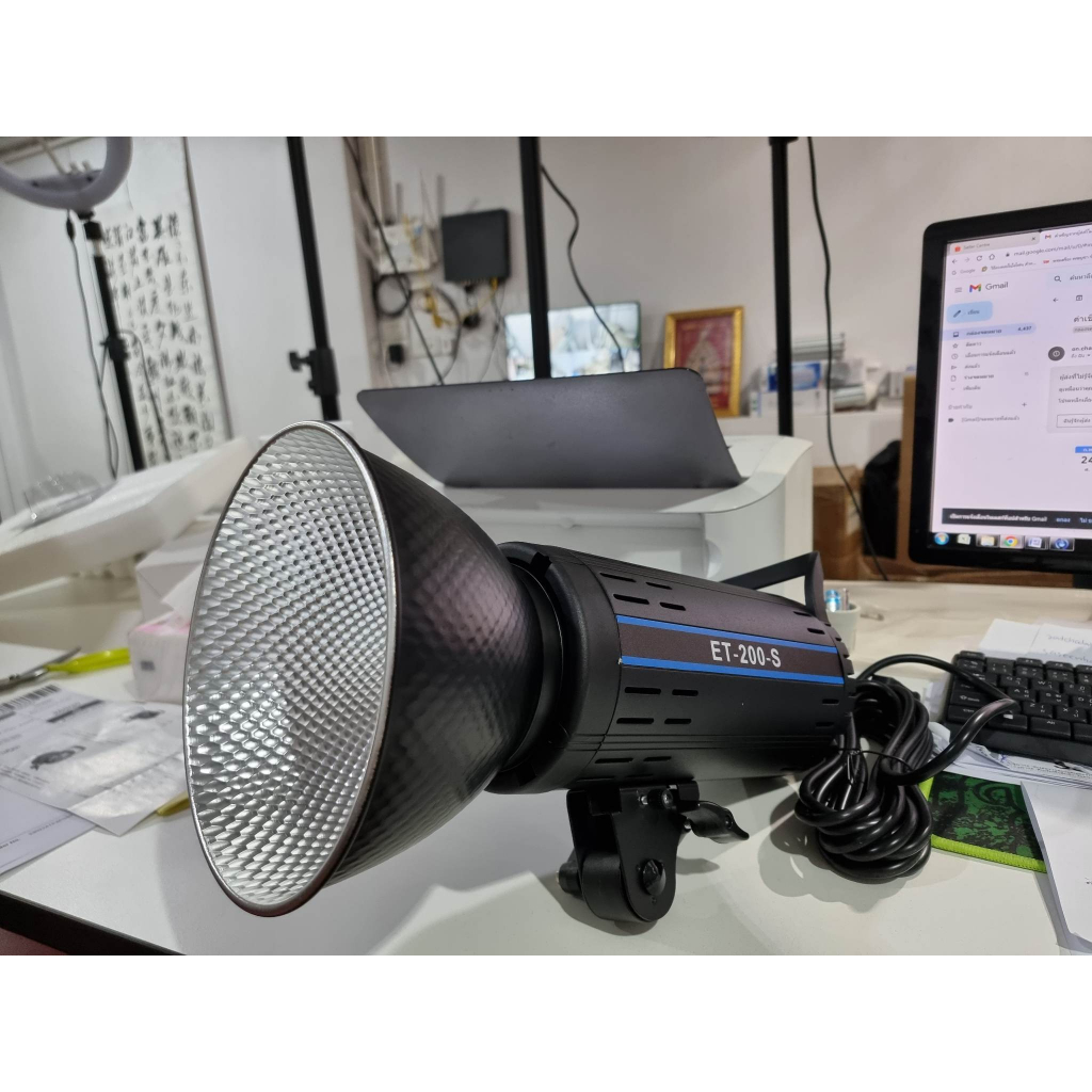 ไฟสตูดิโอ Andoer Et-200-S ไฟLed สําหรับการถ่ายภาพวิดีโอ 3200K-5600K พร้อมรีโมทคอนโทรล