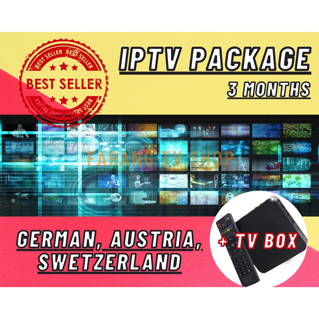 IPTV Package 3 Months With Android TV box , GERMANY GROUP, TV ONLINE, live Sport events, movies, news and more++
