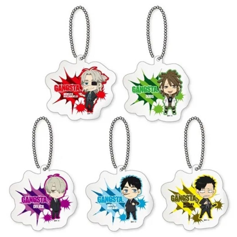 พวงกุญแจ GANGSTA acrylic charm set