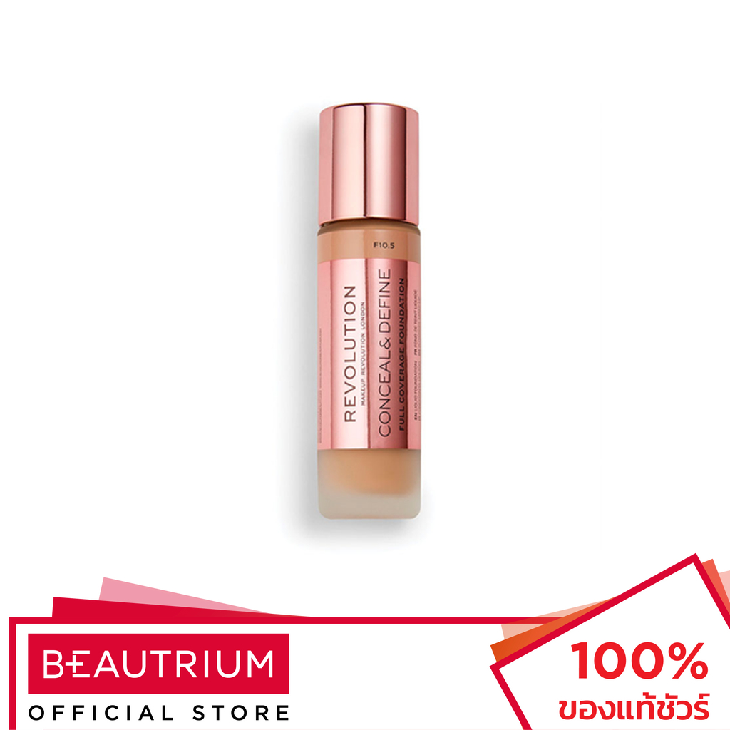 MAKEUP REVOLUTION Conceal & Define Foundation รองพื้น 23ml