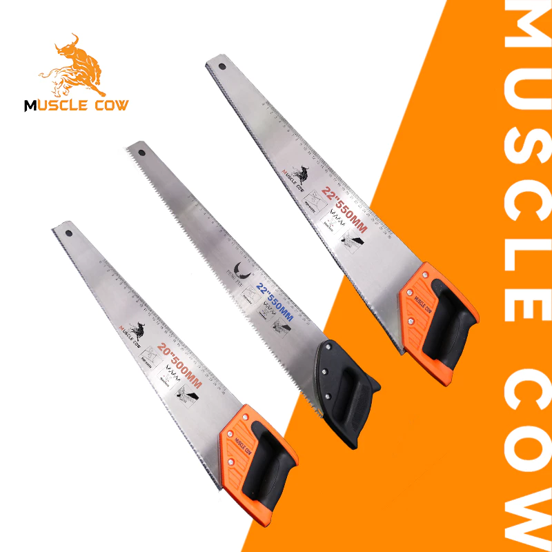 MUSCLE COW เลื่อยตัดไม้ มีสองขนาด 20" และ 22" เลื่อยมือ เลื่อยกิ่งไม้