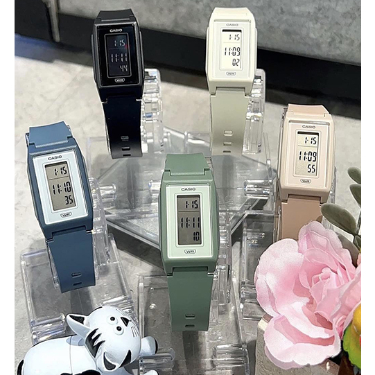 แท้ศูนย์ CASIO  (กล่องฟ้า) นาฬิกาข้อมือ GENERAL รุ่น LF-10WH-1DF  LF-10WH LF-10 ประกันศูนย์ 1 ปี รูปที่ 2