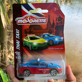 Majorette Taxi แท็กซี่ น้ำเงิน-แดง โมเดลรถแท็กซี่สีน้ำเงินแดง