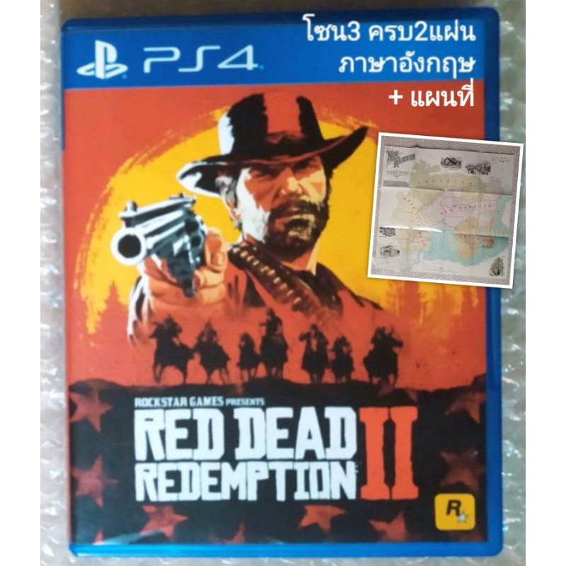 RED DEAD REDEMPTION II ภาษาอังกฤษ Z3 PS4 ROCKSTAR COWBOY ENGLISH R3 ...