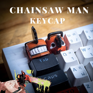 ส่งฟรี Artisan keycap Chainsaw man