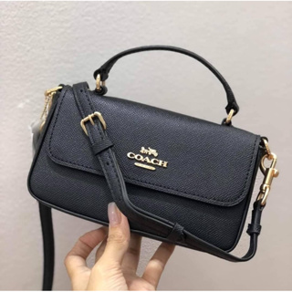 👑ผ่อน0%~แท้100%👑 กระเป๋าสะพาย 🖤COACH CC882 MINI JOSIE TOP HANDLE CROSSBODY