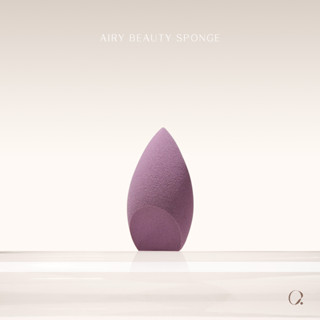 QOO Airy Beauty Sponge ฟองน้ำแต่งหน้า รูปไข่ รุ่นบางเบา