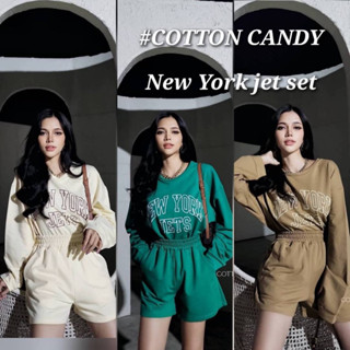 #COTTON CANDY 🍭 เซตแขนยาว+ขาสั้น New York jet set