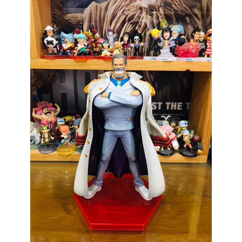 (DxF) แท้100% การ์ป Garp ปู่การ์ป ฐาน 6 เหลี่ยม ฐานหกเหลี่ยม ฐานแดง แมวทอง One piece วันพีช Model โมเดล Figures ฟิกเกอร์
