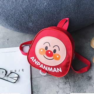 กระเป๋าสะพายหลัง Anpanman สีแดง*มีสายจูงเพิ่มให้ 1 สาย*