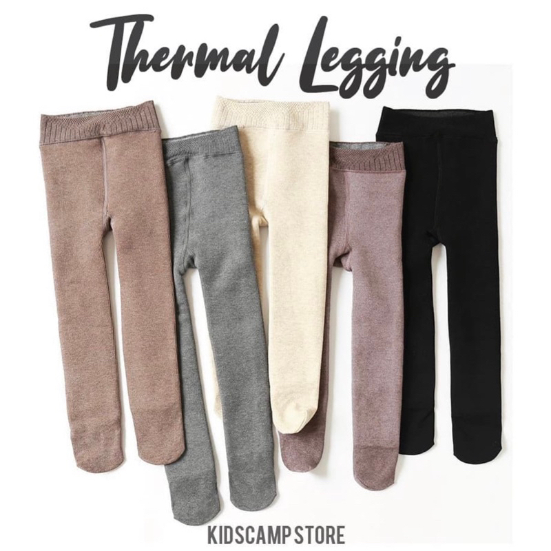 thermal leggings ถุงน่องบุขนติดลบ-5 ถึง-15องศา🥶❄️