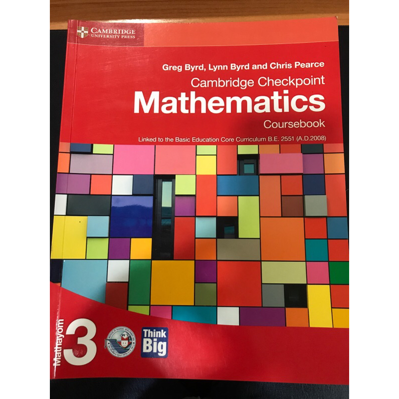 Cambridge Checkpoint Mathematics Coursebook 3