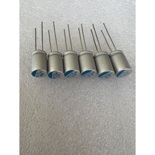 คาปาซิเตอร์  330UF 25V  C330UF 25V  C330UF 25V ขนาด8x12mm.แถบสีฟ้าใหม่แกะกล่องC330UF 25V(10ชิ้น) 330UF 25V ในไทยพร้อมส่ง