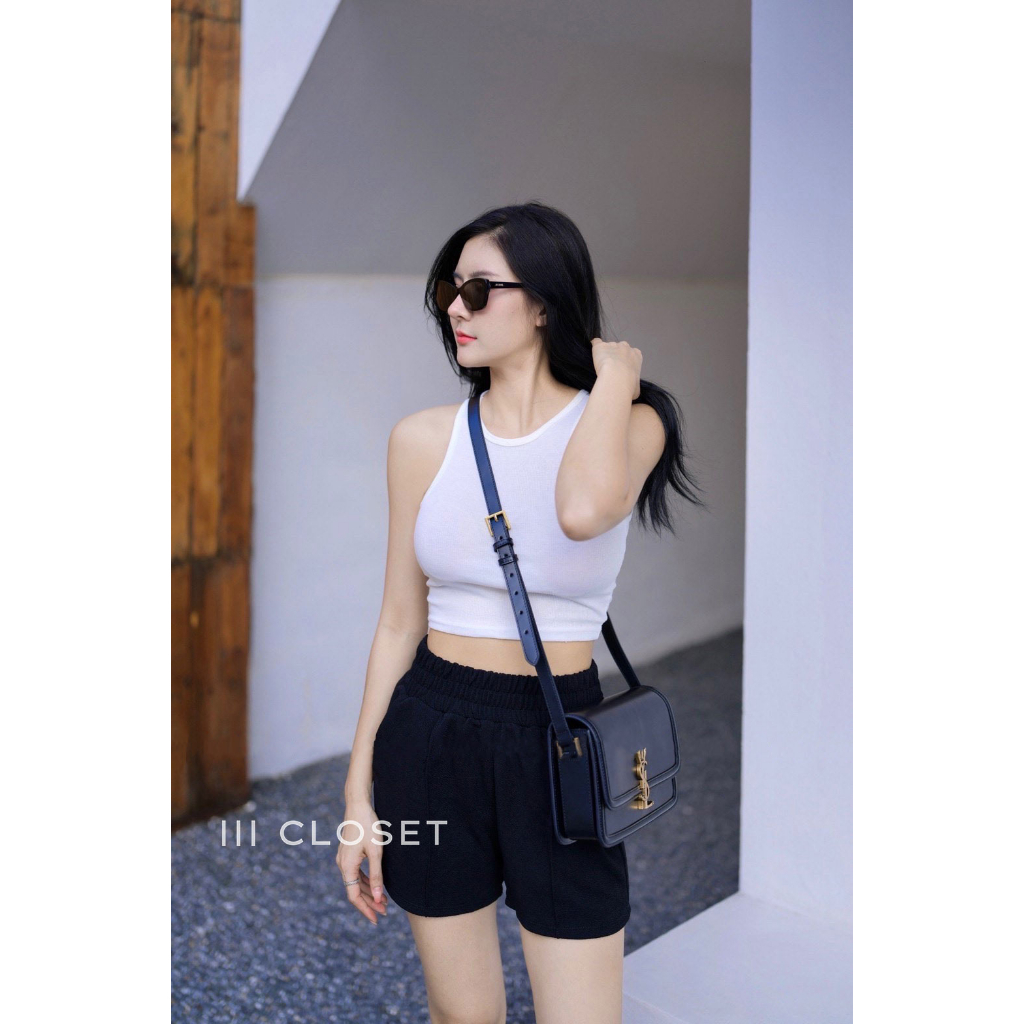 กางเกง III Freesize III PW005 ขอบเอวหนา ขาสั้น ตีเกร็ดหน้า ดีเทลสวย เนื้อผ้าดี เบาสบาย ทรงสวย ระบายอากาศได้ดี ไม่อึดอัด ราคา ถูกที่สุด ดีลบีเคเค แกลเลอรีภาพที่ 3