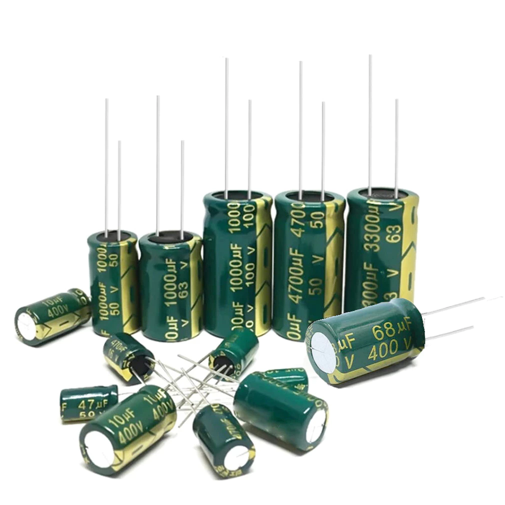 ตัวเก็บประจุ ความถี่สูง 100V 400V 450V High Frequency Low ESR Capacitor 47uF 68uF 150uF 100uF 220uF 330uF 470uF C cap
