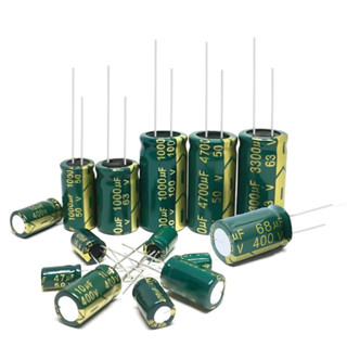 ตัวเก็บประจุ ความถี่สูง 63V 100V 400V High Frequency Low ESR Capacitor 47uF 68uF 150uF 100uF 220uF 330uF 470uF C cap