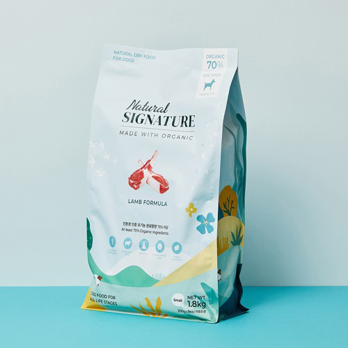 ์Natural Signature for Dog (Lamb) เนเชอรัลซิกเนเจอร์ อาหารสุนัข ออร์แกนิค สูตรแกะ 1.8 กิโลกรัม