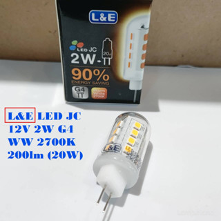 LED JC Capsule 12V AC/DC Warm White 2700K 200lm G4 L&amp;E