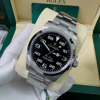 นาฬิกา ROLEX OYSTER PERPETUAL AIR-KING SWISS โรงงาน TW ใส่สลับแท้