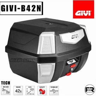 ❗️SALE❗️กล่องท้าย GIVI-B42N ระบบ MONOLOCK ปุ่มปลดไว เก็บหมวก 2 ใบ ITALY แท้ 100%