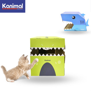 ที่ลับเล็บแมว Kanimal Cat Toy ของเล่นแมว มี 2 รุ่น ที่ข่วนเล็บแมว แถมฟรี! Catnip  สำหรับแมวทุกวัย Shark Cat Toy Petas