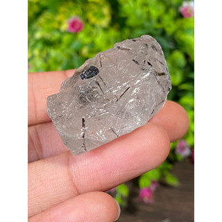 ก้อน ไหมดำ ควอตซ์ แก้วขนเหล็ก Black Rutilated Quartz Rough 165.08 กะรัต Cts. พลอยแท้ อัญมณีมงคลประจําวันเกิด เครื่องประด