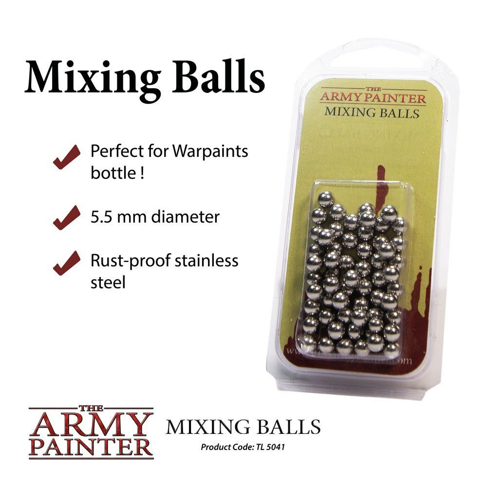 [แบ่งขาย] ลูกเหล็กเขย่าสี The Army Painter - Mixing Balls ลูกเหล็กผสมสี แสตนเลส ไม่ขึ้นสนิม