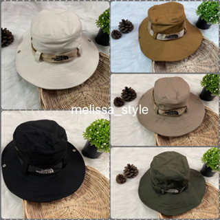 New Arrival! หมวกเดินป่า Bucket Hat งานป้าย The North Face ใบใหญ่ ปีกกว้าง เนื้อผ้านิ่มหนา Free size