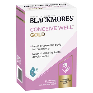 Blackmores Conceive Well Gold Preconception Vitamin 28 Tablets & 28 Capsules สนับสนุนสุขภาพก่อนตั้งครรภ์