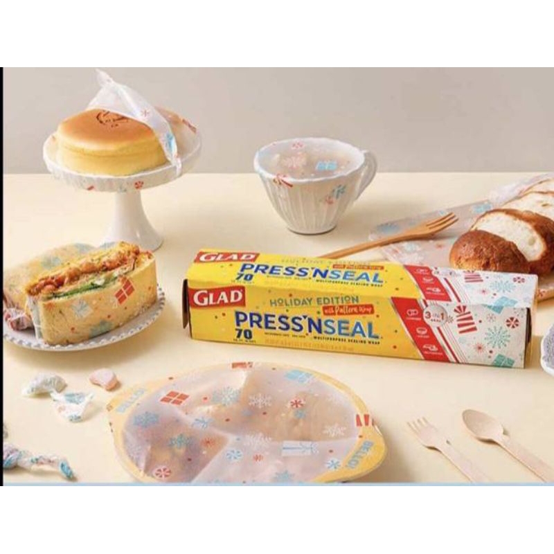 Magic wrap, Glad press'n seal Holiday Edition เมจิคแรป แรปถนอมอาหาร แรปสูญญากาศ ซีลถนอมอาหาร