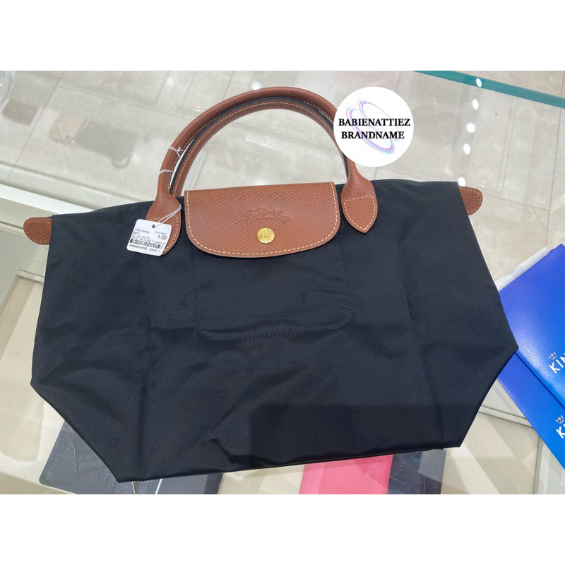 💥ใช้โค้ดลดสูงสุด 1,000.-💥(แท้100%จากKingPower)Longchamp Le Pliage Small Handbag- Noir(ดำ)(สอบถามก่อน