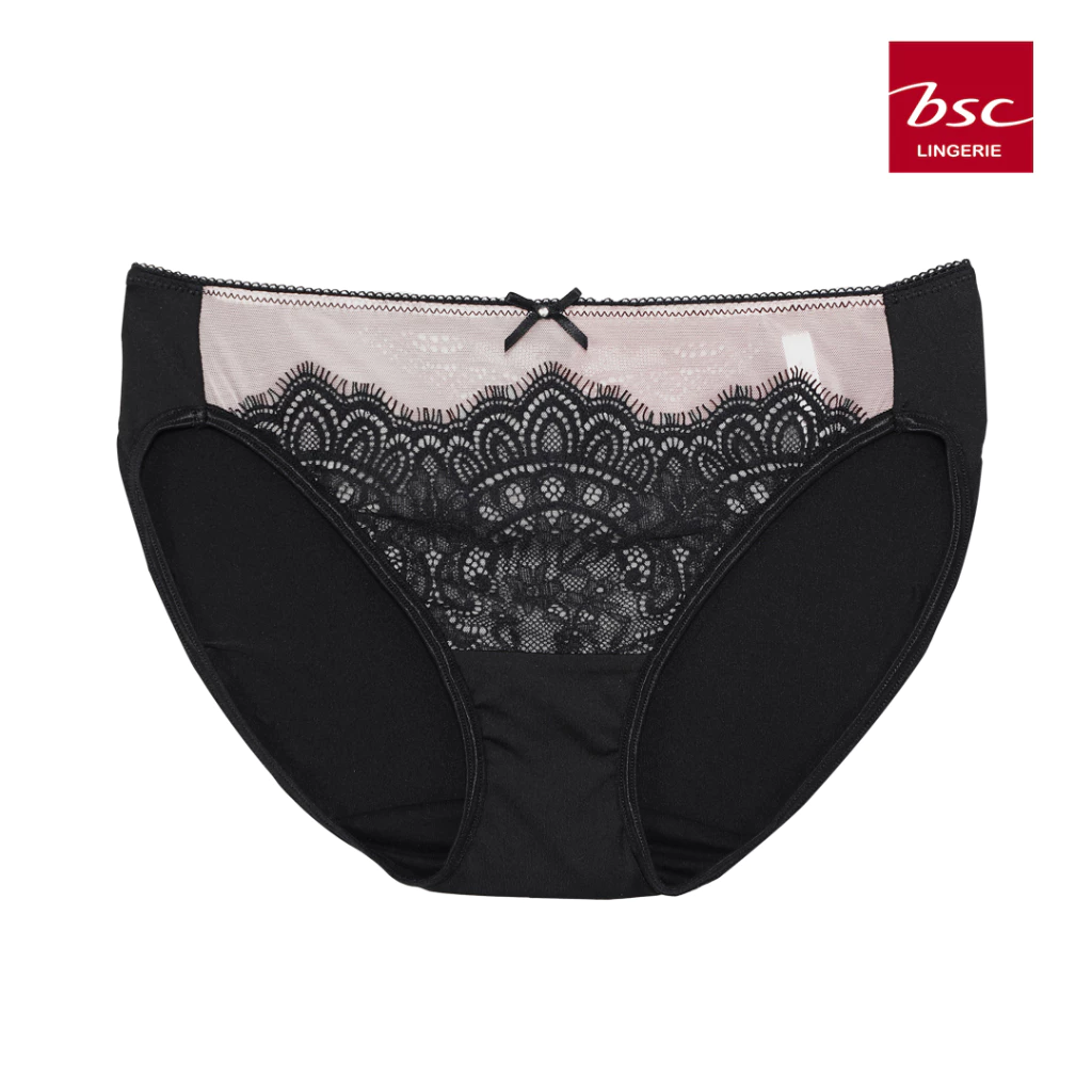 BSC Lingerie Panty กางเกงชั้นในลูกไม้เซ็กซี่ รูปเเบบบิกินี่ รุ่น BU4305