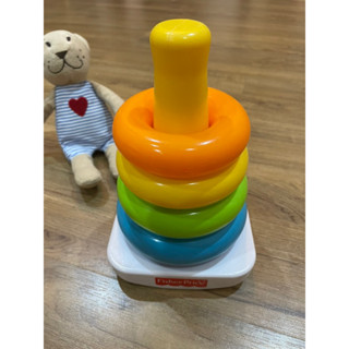 Fisher Price ฟิชเชอร์ ไพรซ์ ห่วงเรียงซ้อน ของเล่นเสริมพัฒนาการ  อายุ: 6+ เดือน