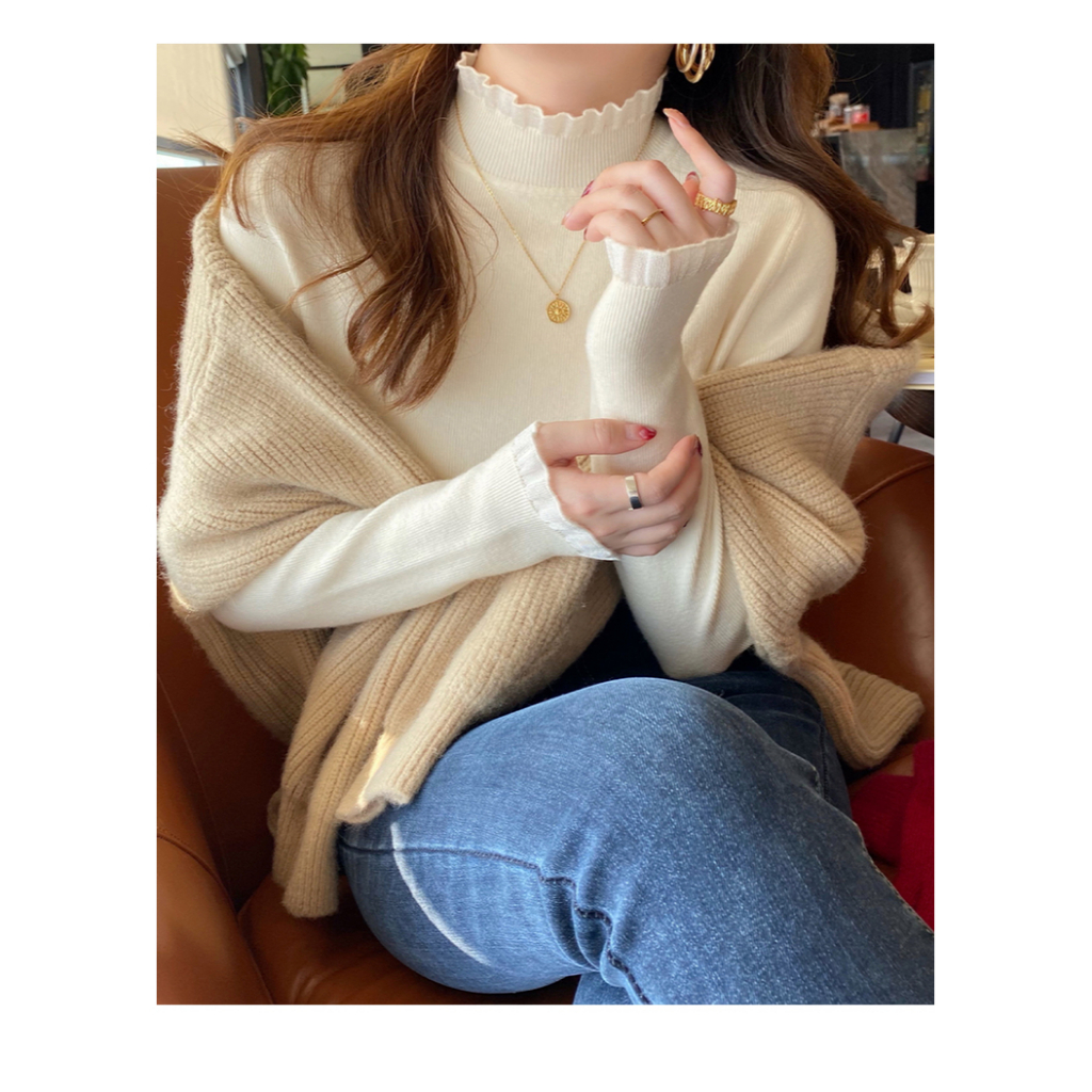 POND sweater ( ปอนด์ ) สเวตเตอร์ไหมพรม ลุคคุณหนู ดีเทลหวานมากค่ะ