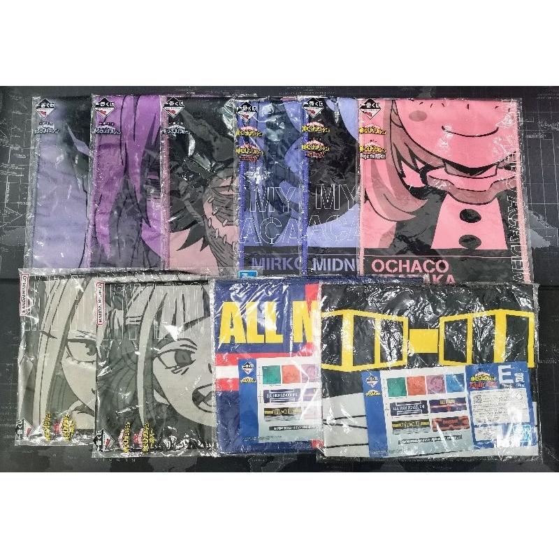 [ของแท้] ผ้าขนหนู ผ้าเช็ดหน้า ลิขสิทธิ์แท้ - My Hero Academia (Ichiban Kuji) (อัพเดต 18/3/67)