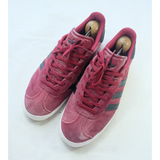 Adidas Gazelle Size 38.5EU สีแดงเข้ม/ดำ มือสอง ของแท้