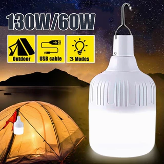 โคมไฟ หลอดไฟ LED หลอดไฟฉุกเฉิน ไร้สาย ไฟฉุกเฉิน-แบบชาร์จไฟได้ 100W 300W 500W 800W 1200W พกพาสะดวก