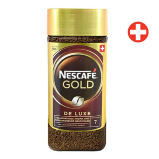 คีโต เนสกาแฟโกลด์เดอลุกซ์ 200 กรัม เนสกาแฟโกลด์เดอลุกซ์ กาแฟ Nescafe Gold Deluxe กาแฟสำเร็จรูป 100% ชงในน้ำร้อน 2-3 นาที