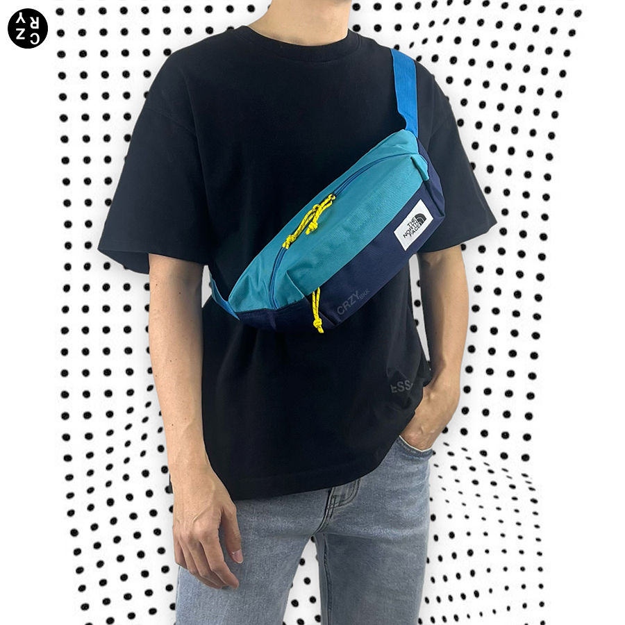 CRZY.BKK ▸ A202 กระเป๋าคาดอกชาย สะพายไหล่ผู้ชาย TNF ใบใหญ่ กระเป๋าคาดเอวชาย
