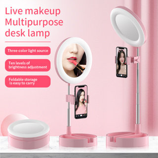 แหล่งขายและราคา🔥🔥ไฟวงแหวน LED แต่งหน้า ไลฟ์สด🔥🔥 G3 Live Makeup Multipurpose Desk Lampอาจถูกใจคุณ