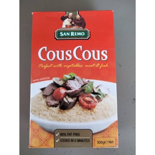 San Remo Cous Cous ข้าวสาลีป่น เบอร์ #60 500 กรัม ราคาพิเศษ