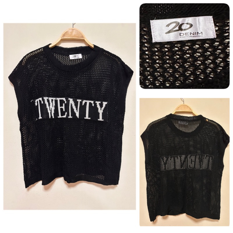 ส่งต่อ เสื้อ 20denim ฟรีไซส์ ไม่เคยใส่ *มีตำหนิขาด1จุด (shop 400฿)