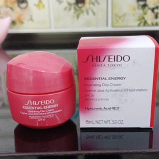 Shiseido essential energy hydrating day cream 15ml.ฉลากไทยผลิต2022เดือน8