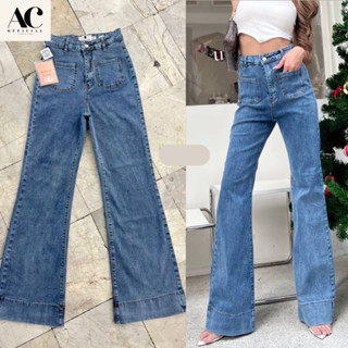 AC Korea BootCut Jeans กางเกงยีนส์ขาม้าเกาหลี เอวสูงมาก ทรงดี สุดฮิต