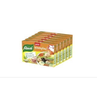 คนอร์ ซุปรสหมูก้อน 40 กรัม x 12 กล่อง