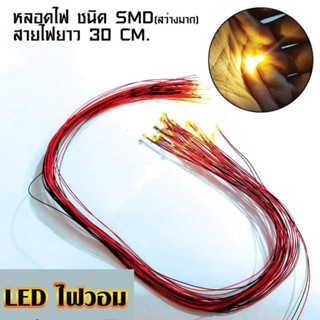 สายไฟ LED เชื่อมต่อไฟสำหรับทำงานโมเดล ขาย 1 ชุด (มี 10 เส้น)