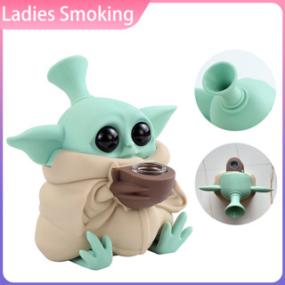 【ส่งสินค้าจากกทม】โมเดลฟิกเกอร์แมนดาลอเรีย Yoda Pipe ของเล่นสําหรับเด็ก โมเดลฟิกเกอร์ Ready to Ship